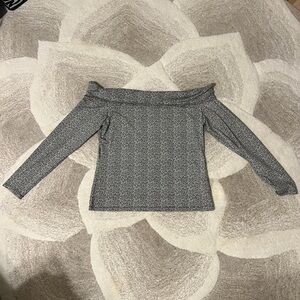 H&M Monochrome Patterned Blouse